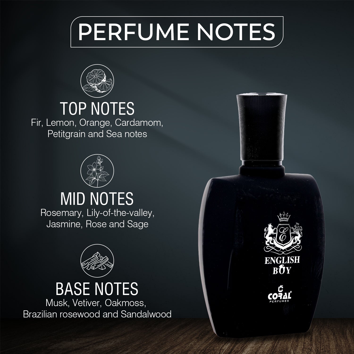 Coral English Boy Eau de Parfum for Men – 100ml